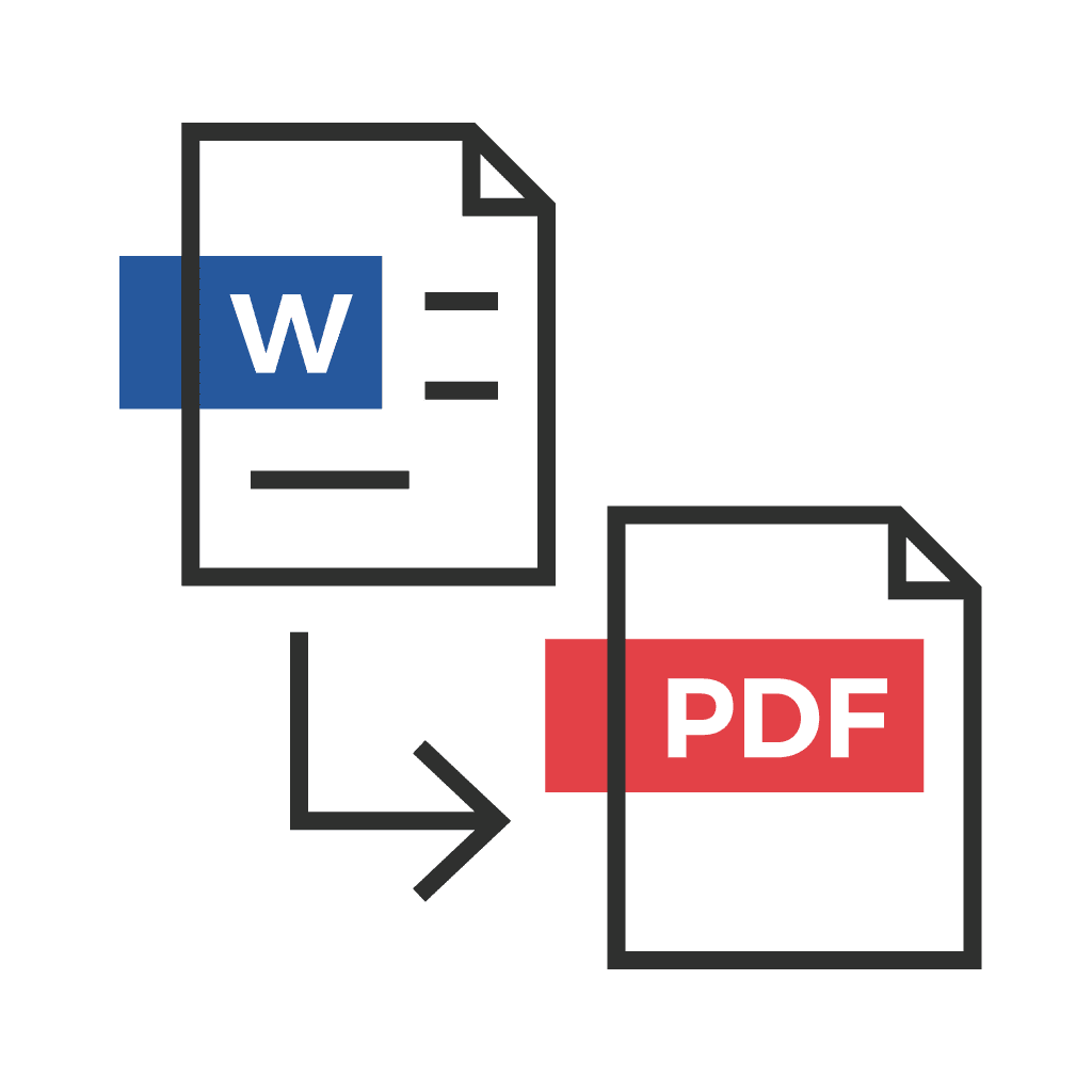 من Word إلى PDF